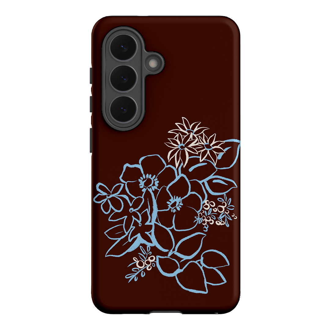 Mocha Posy Printed Phone Cases Samsung Galaxy S26 / Armoured by Typoflora - The Dairy