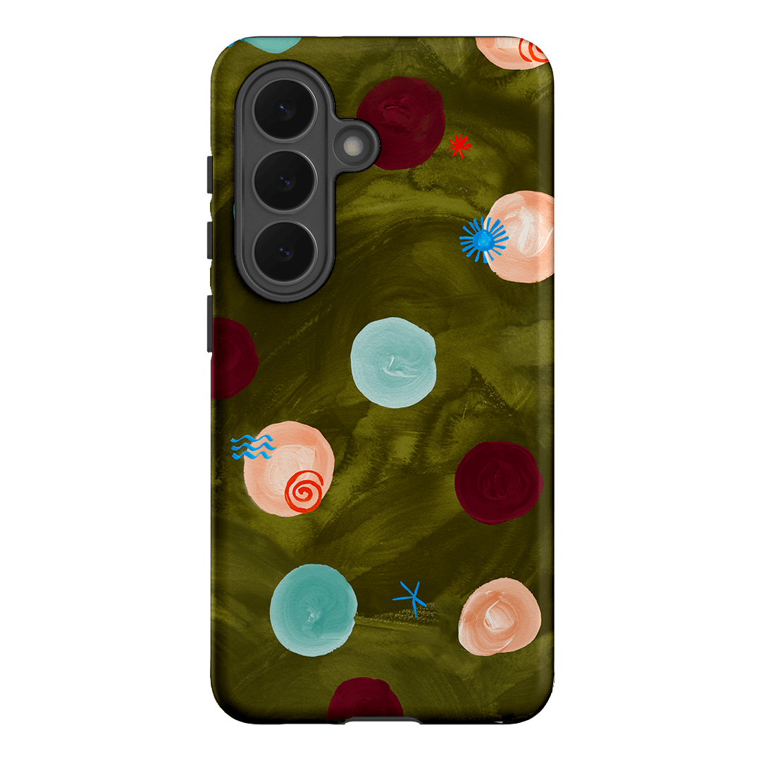 Olive Spot Printed Phone Cases Samsung Galaxy S26 / Armoured by Charlie Taylor - The Dairy
