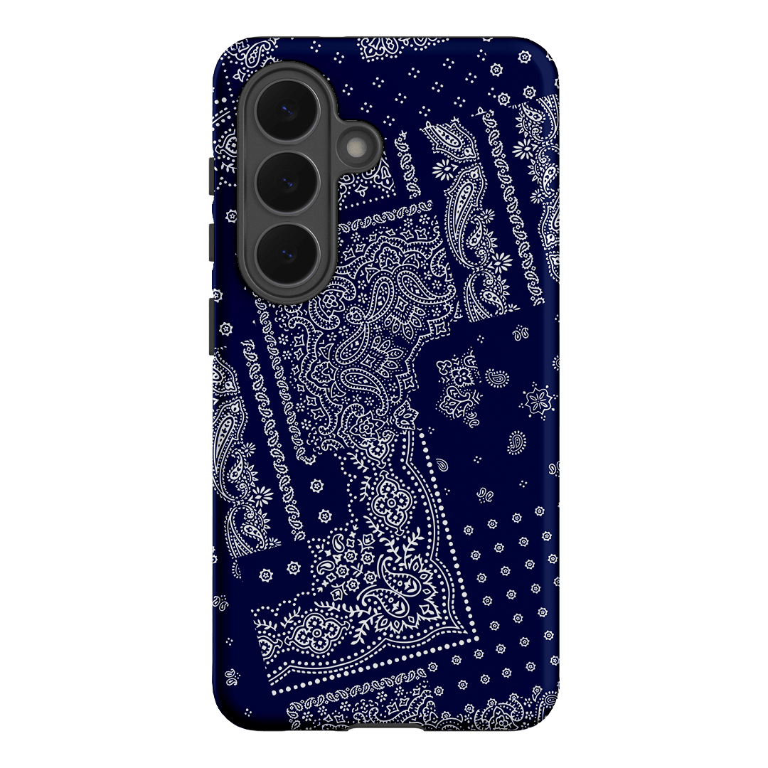 Paisley Indigo Printed Phone Cases Samsung Galaxy S26 / Armoured by The Dairy - The Dairy