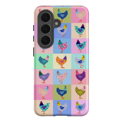 Pastel Chickens Printed Phone Cases Samsung Galaxy S26 / Armoured by Kayla Henley - The Dairy