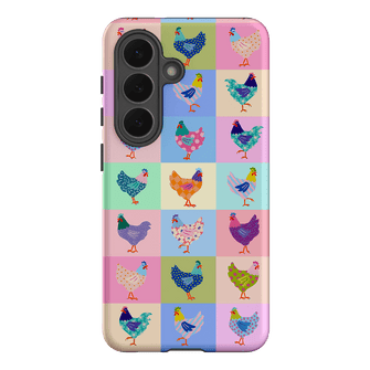 Pastel Chickens Printed Phone Cases Samsung Galaxy S26 / Armoured by Kayla Henley - The Dairy