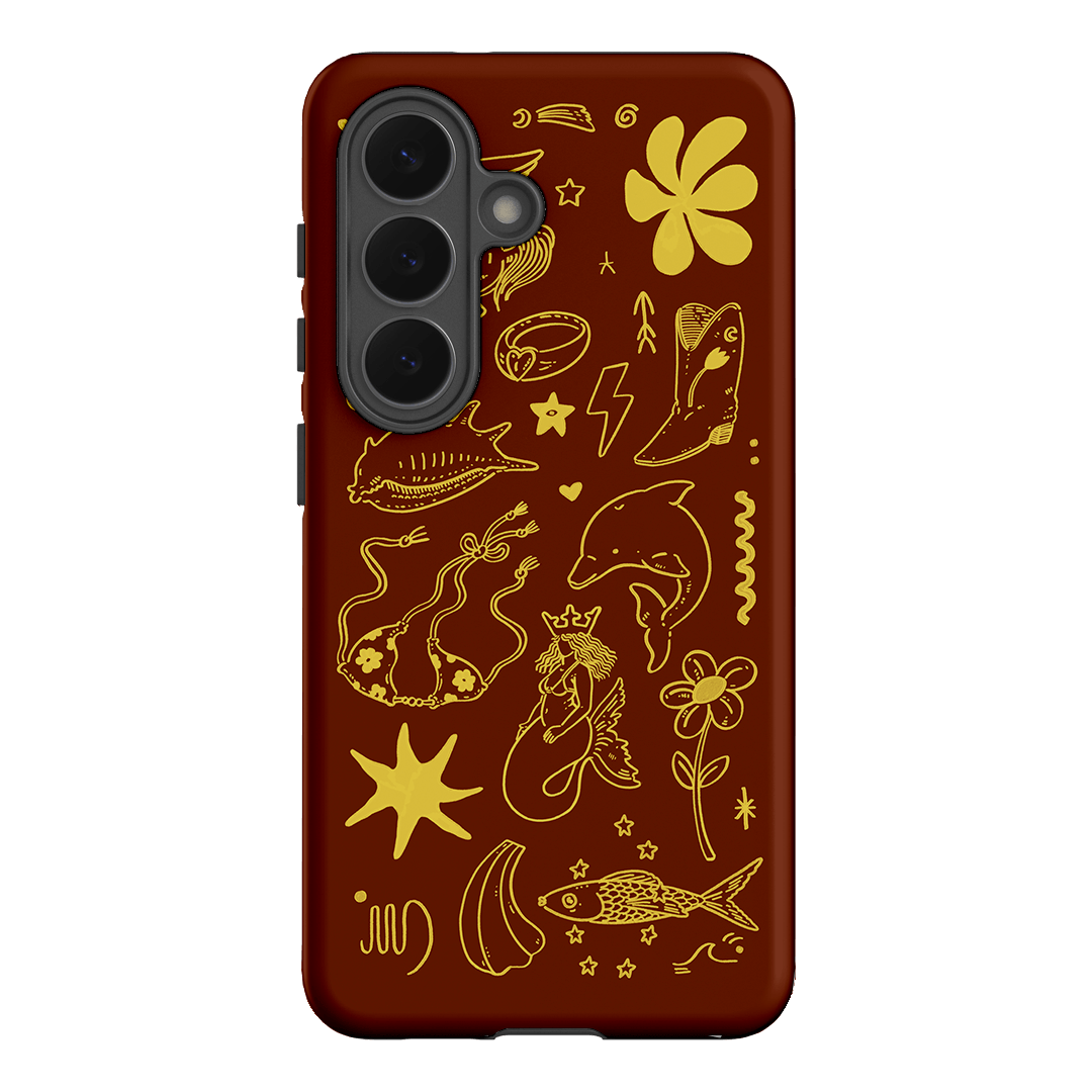 Spiced Cowboy Chocolate Printed Phone Cases Samsung Galaxy S26 / Armoured by Easty Beasty - The Dairy