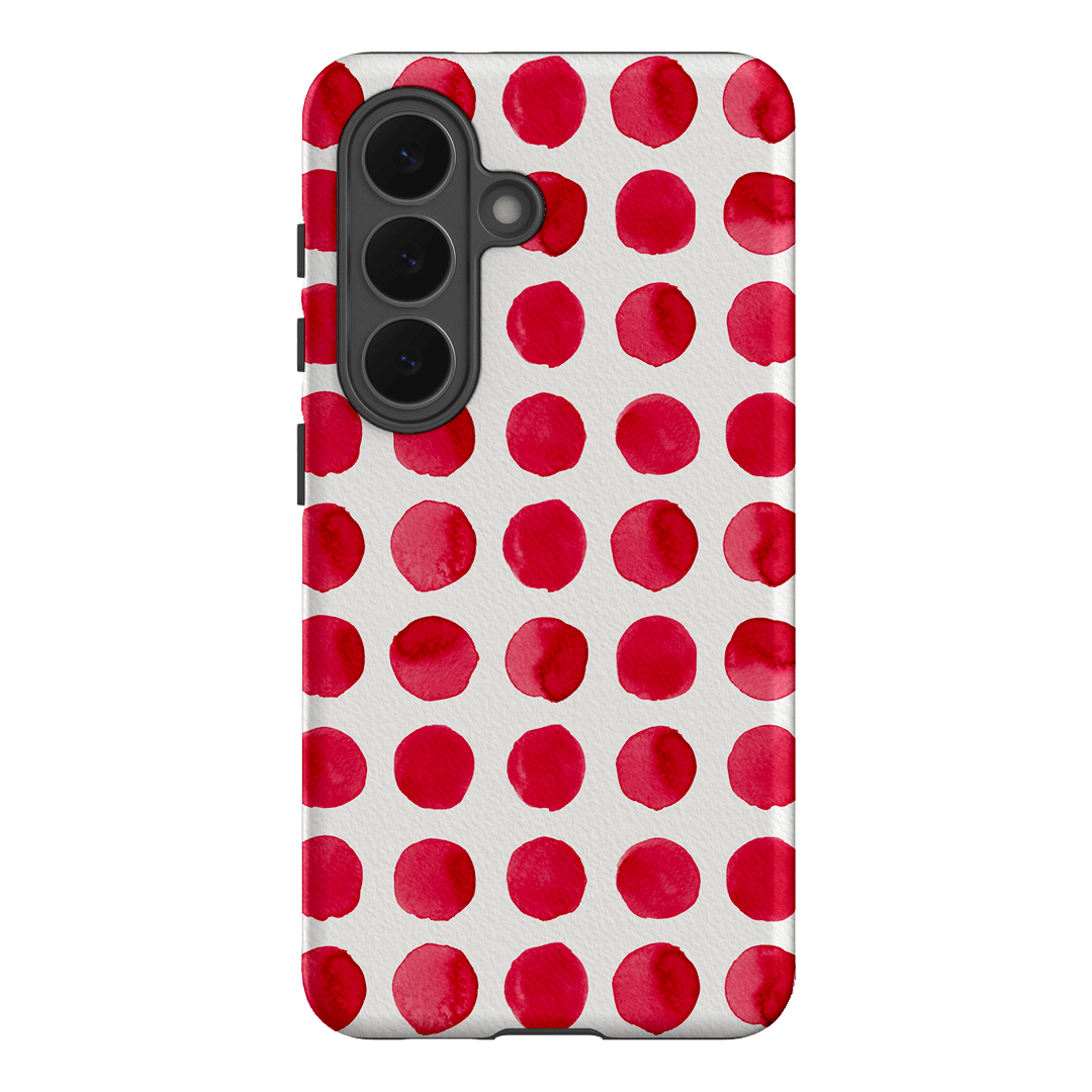 Spots in Red Printed Phone Cases by The Dairy - The Dairy