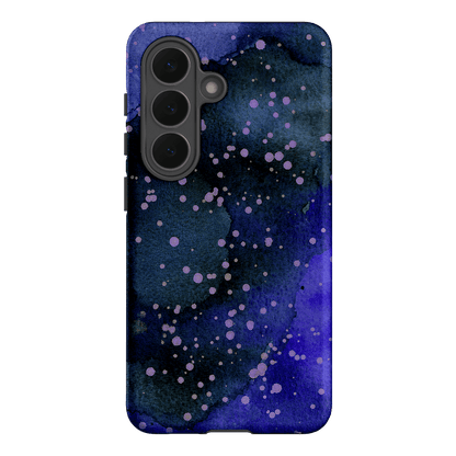 Spotty Navy Printed Phone Cases Samsung Galaxy S26 / Armoured by The Dairy - The Dairy