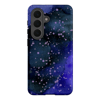 Spotty Navy Printed Phone Cases Samsung Galaxy S26 / Armoured by The Dairy - The Dairy