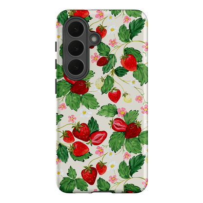 Strawberry Patch Printed Phone Cases Samsung Galaxy S26 / Armoured by Ellie Mae - The Dairy