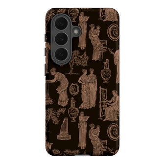 Symposium Burnt Umber Printed Phone Cases Samsung Galaxy S26 / Armoured by Veronica Tucker - The Dairy