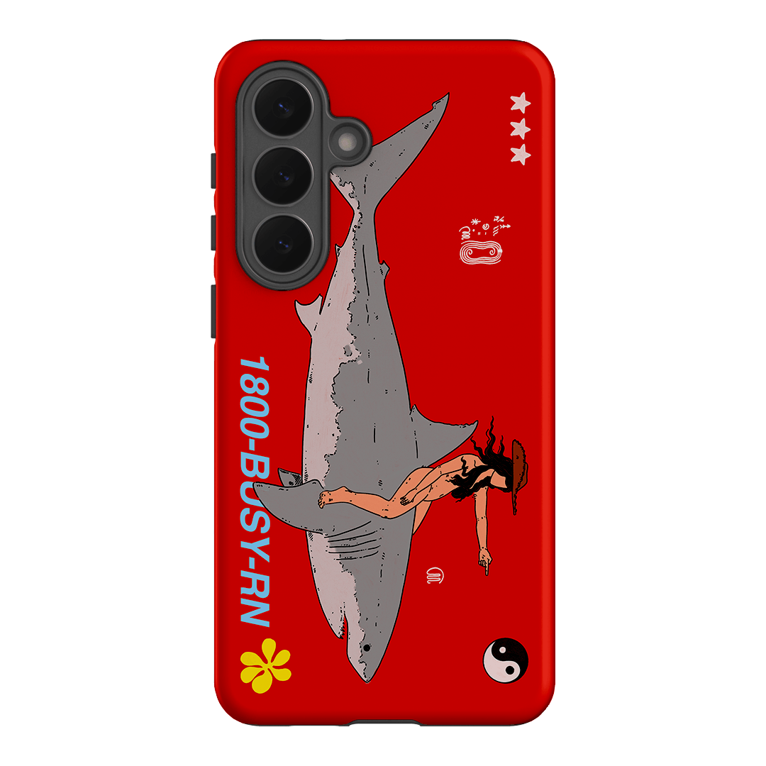 1800-Busy Rn in Red Printed Phone Cases Samsung Galaxy S26 Plus / Armoured by Easty Beasty - The Dairy