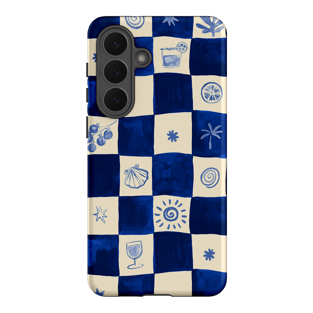 Afternoon Mezze Azure Printed Phone Cases Samsung Galaxy S26 Plus / Armoured by Charlie Taylor - The Dairy