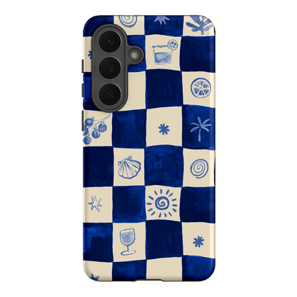 Afternoon Mezze Azure Printed Phone Cases Samsung Galaxy S26 Plus / Armoured by Charlie Taylor - The Dairy