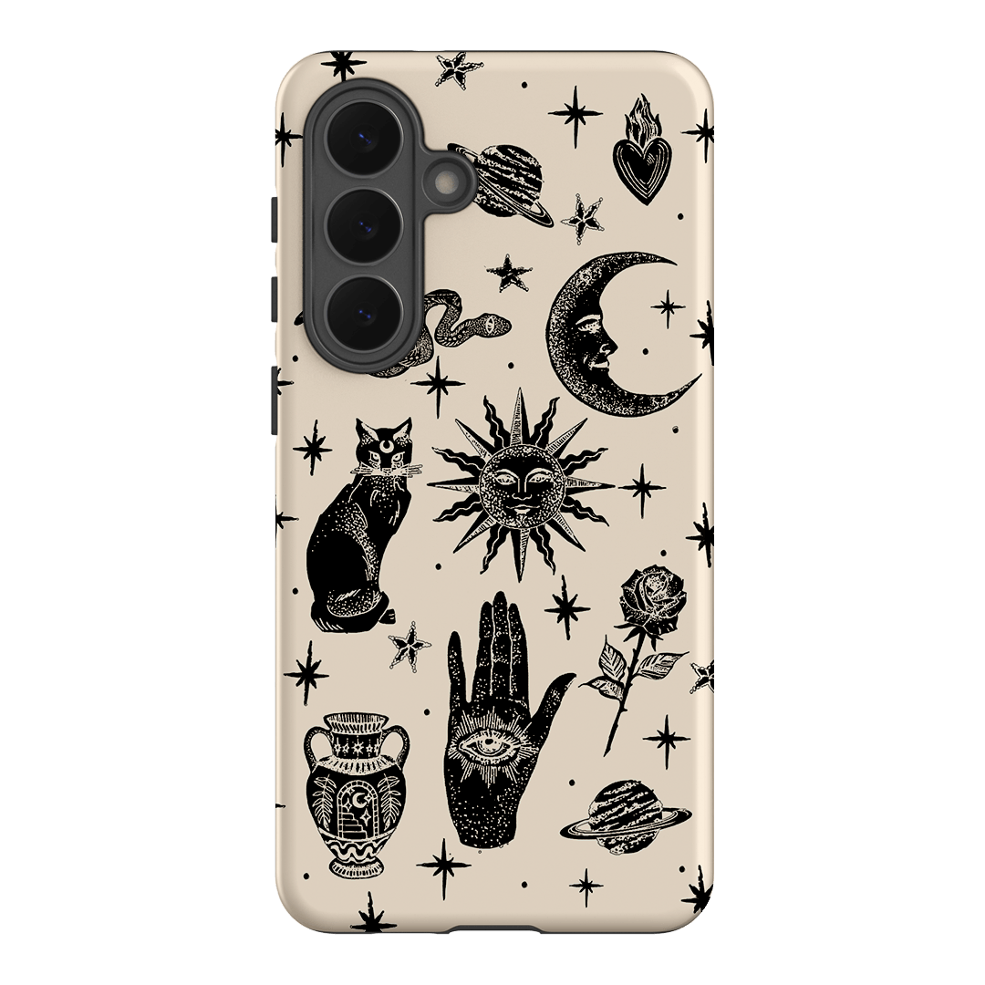 Astro Flash Beige Printed Phone Cases Samsung Galaxy S26 Plus / Armoured by Veronica Tucker - The Dairy