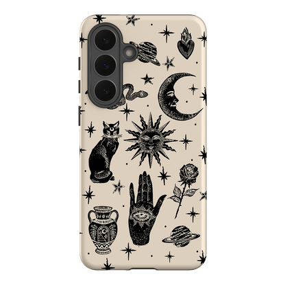 Astro Flash Beige Printed Phone Cases Samsung Galaxy S26 Plus / Armoured by Veronica Tucker - The Dairy