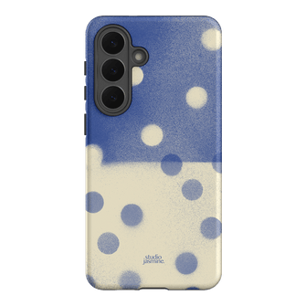 Bleu Polka Dot Printed Phone Cases Samsung Galaxy S26 Plus / Armoured by Jasmine Dowling - The Dairy