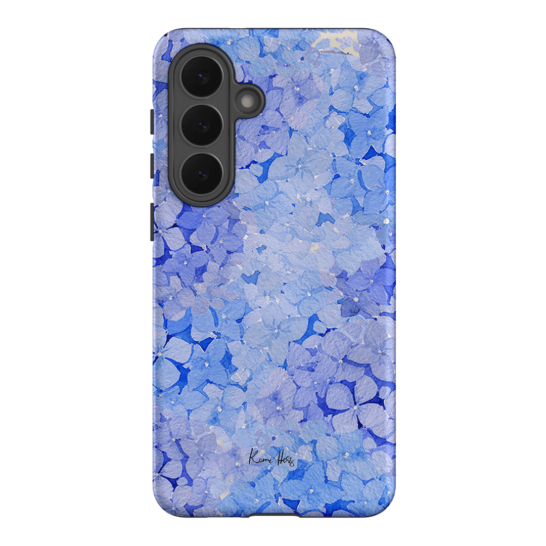 Hydrangea Blue Printed Phone Cases Samsung Galaxy S26 Plus / Armoured by Kerrie Hess - The Dairy