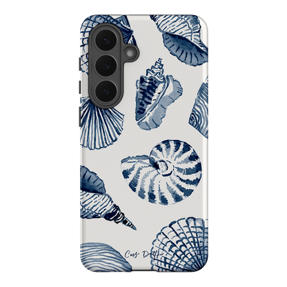 Blue Shells Printed Phone Cases Samsung Galaxy S26 Plus / Armoured by Cass Deller - The Dairy
