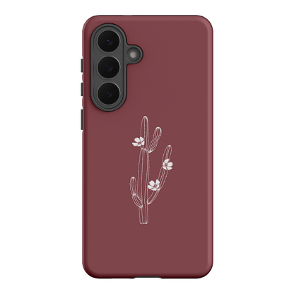 Cactus Flower Printed Phone Cases Samsung Galaxy S26 Plus / Armoured by Typoflora - The Dairy