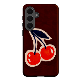 Cherries Printed Phone Cases Samsung Galaxy S26 Plus / Armoured by Studio Bon - The Dairy