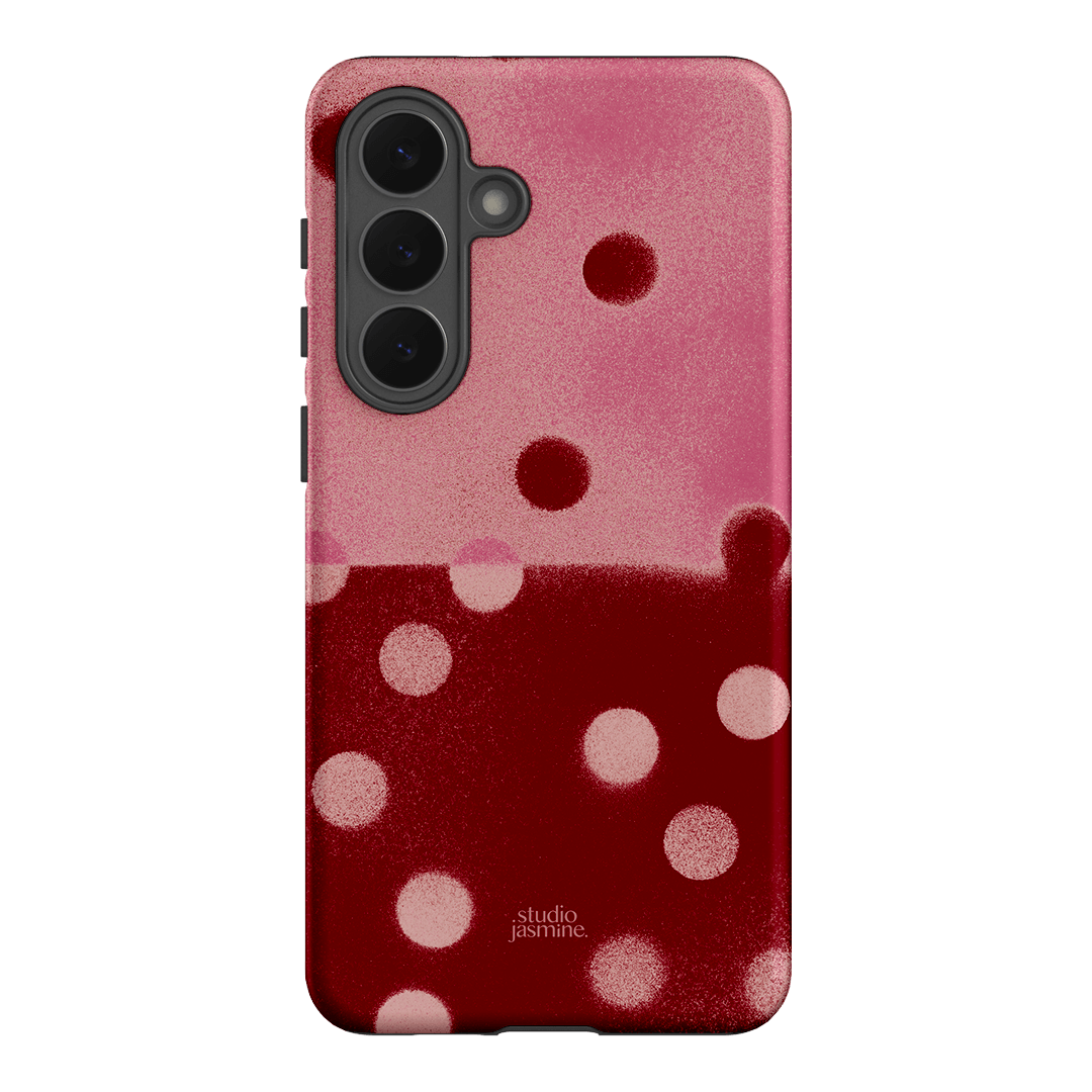 Cherry Polka Dot Printed Phone Cases Samsung Galaxy S26 Plus / Armoured by Jasmine Dowling - The Dairy