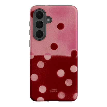 Cherry Polka Dot Printed Phone Cases Samsung Galaxy S26 Plus / Armoured by Jasmine Dowling - The Dairy