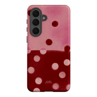 Cherry Polka Dot Printed Phone Cases Samsung Galaxy S26 Plus / Armoured by Jasmine Dowling - The Dairy