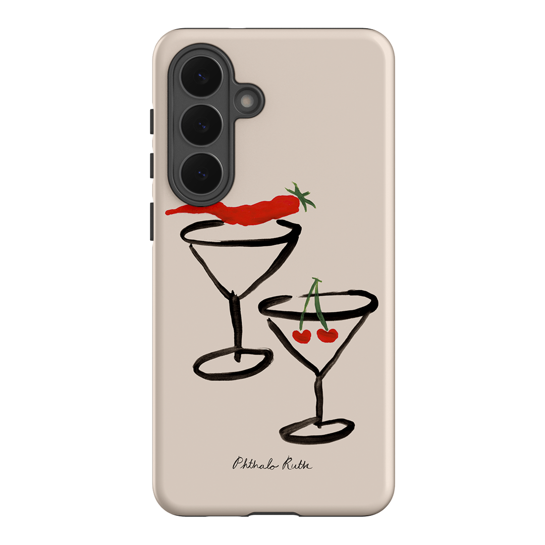 Chili Cherry Printed Phone Cases Samsung Galaxy S26 Plus / Armoured by Phthalo Ruth - The Dairy