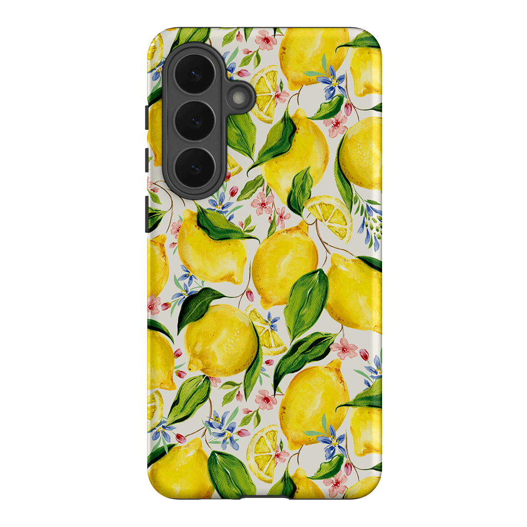 Citrus Lemon Printed Phone Cases Samsung Galaxy S26 Plus / Armoured by Ellie Mae - The Dairy
