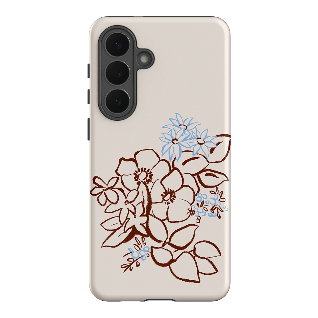 Cream Posy Printed Phone Cases Samsung Galaxy S26 Plus / Armoured by Typoflora - The Dairy