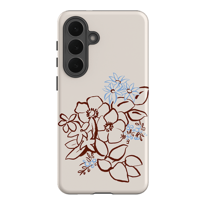 Cream Posy Printed Phone Cases Samsung Galaxy S26 Plus / Armoured by Typoflora - The Dairy