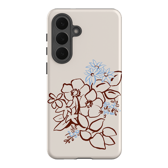 Cream Posy Printed Phone Cases Samsung Galaxy S26 Plus / Armoured by Typoflora - The Dairy