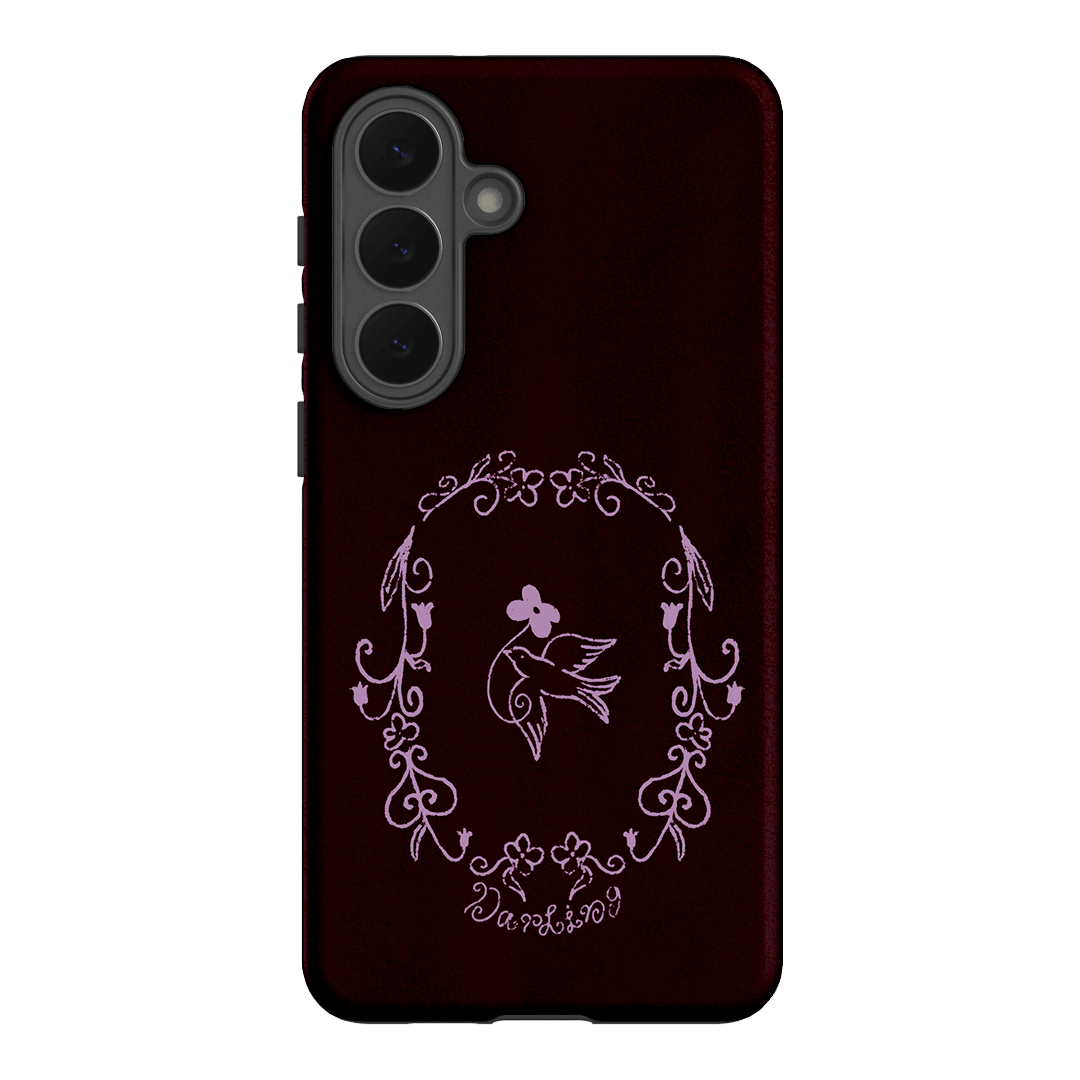 Darling Burgundy Printed Phone Cases by The Dairy - The Dairy