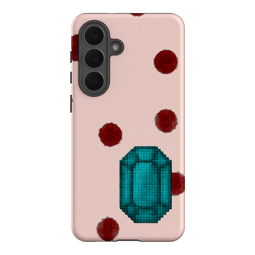 December Turquoise Printed Phone Cases Samsung Galaxy S26 Plus / Armoured by Joiana - The Dairy