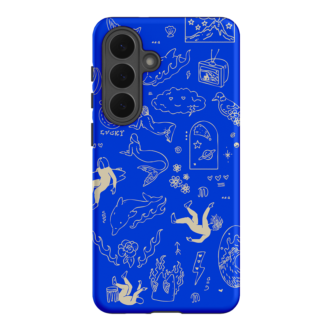 Easty Flash Blue Printed Phone Cases Samsung Galaxy S26 Plus / Armoured by Easty Beasty - The Dairy
