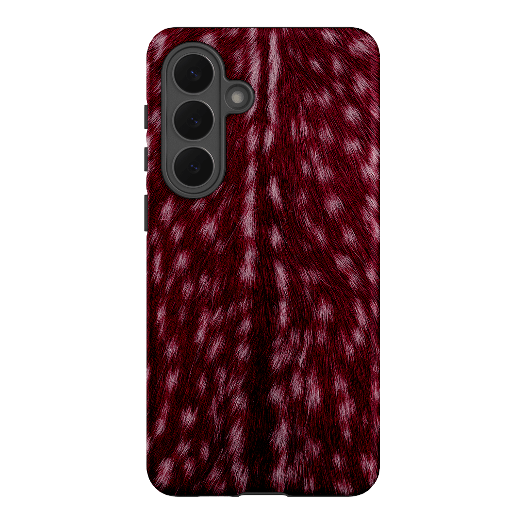 Fawn Burgundy Printed Phone Cases Samsung Galaxy S26 Plus / Armoured by The Dairy - The Dairy
