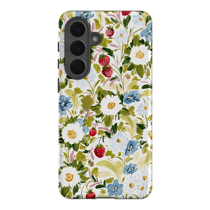 Garden Strawberries Printed Phone Cases Samsung Galaxy S26 Plus / Armoured by Ellie Mae - The Dairy