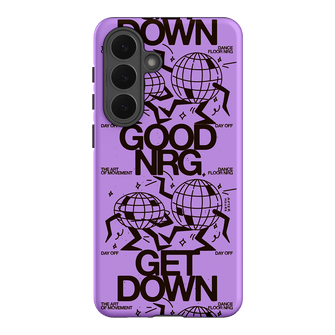 Good Energy in Purple Printed Phone Cases Samsung Galaxy S26 Plus / Armoured by After Hours - The Dairy