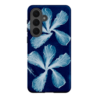 Hibiscus Cyanotype Printed Phone Cases Samsung Galaxy S26 Plus / Armoured by Sally Hungerford - The Dairy