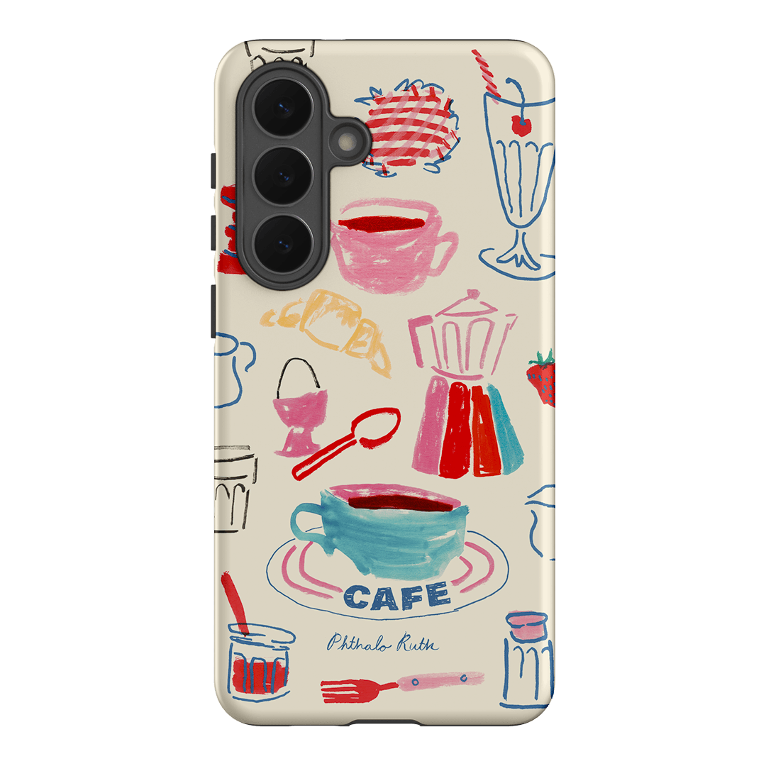 Home Cafe Printed Phone Cases Samsung Galaxy S26 Plus / Armoured by Phthalo Ruth - The Dairy