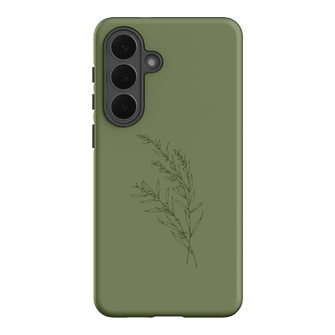 Khaki Wattle Printed Phone Cases Samsung Galaxy S26 Plus / Armoured by Typoflora - The Dairy