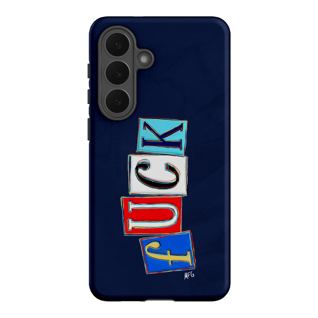Lil Fcks Blue Printed Phone Cases Samsung Galaxy S26 Plus / Armoured by Margarbs Art - The Dairy