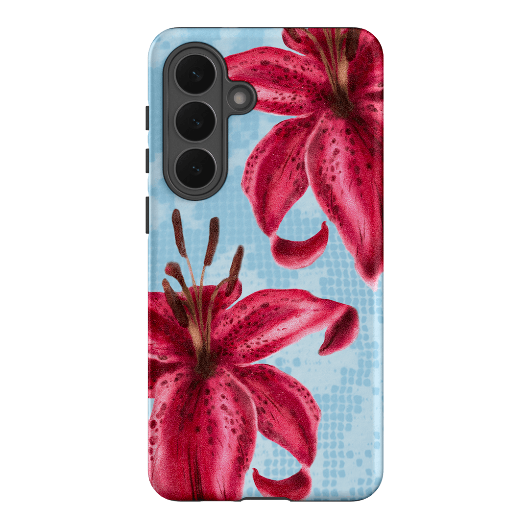 Lillies Printed Phone Cases Samsung Galaxy S26 Plus / Armoured by Sally Hungerford - The Dairy