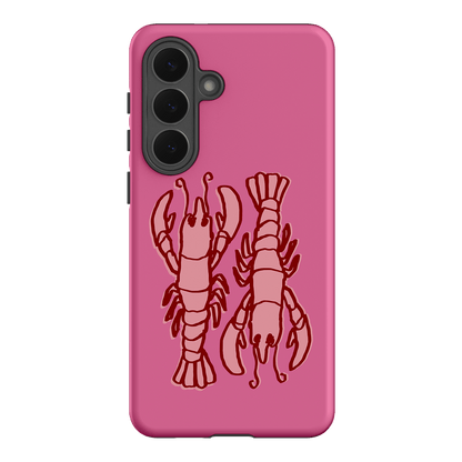 Lobster Love Pink Printed Phone Cases Samsung Galaxy S26 Plus / Armoured by The Dairy - The Dairy
