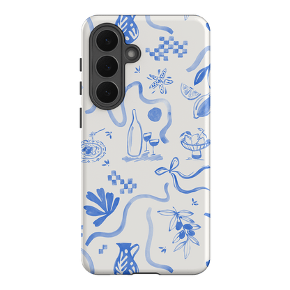Mediterranean Wave Printed Phone Cases Samsung Galaxy S26 Plus / Armoured by Charlie Taylor - The Dairy