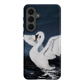 Midnight Swan Printed Phone Cases Samsung Galaxy S26 Plus / Armoured by Lisa Hu - The Dairy