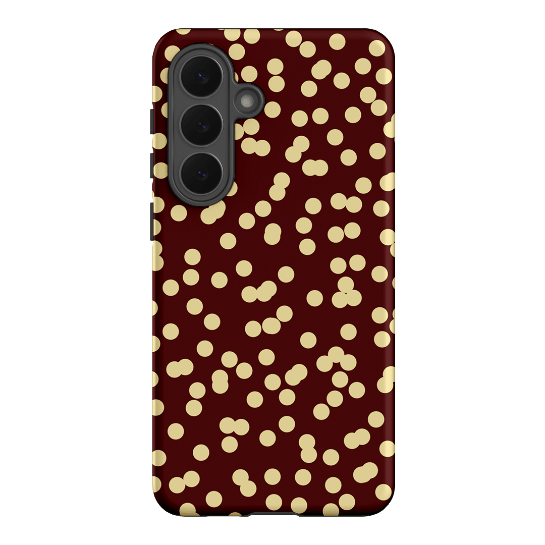 Mini Confetti Burgundy Butter Printed Phone Cases Samsung Galaxy S26 Plus / Armoured by Veronica Tucker - The Dairy