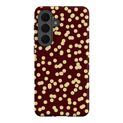 Mini Confetti Burgundy Butter Printed Phone Cases Samsung Galaxy S26 Plus / Armoured by Veronica Tucker - The Dairy