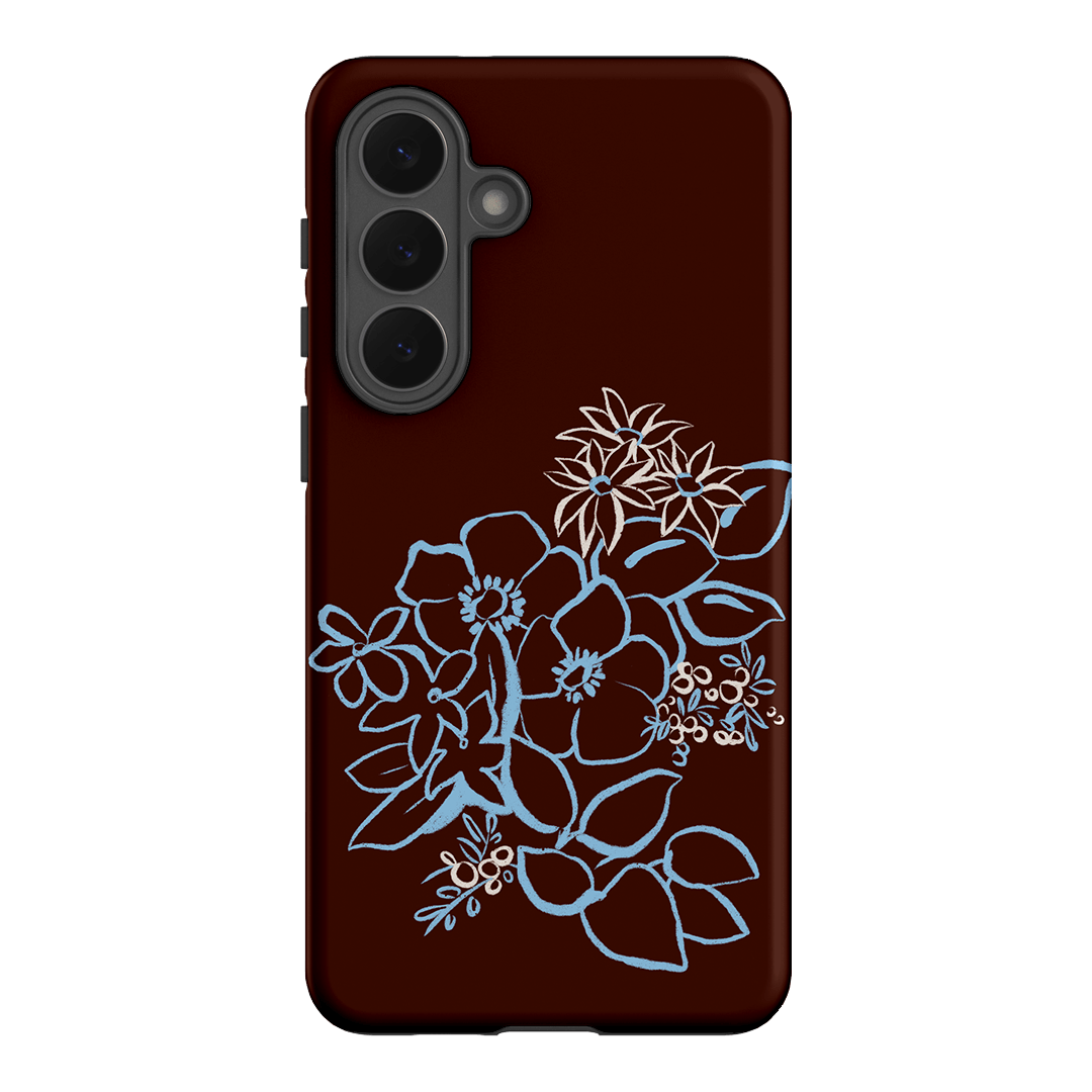 Mocha Posy Printed Phone Cases Samsung Galaxy S26 Plus / Armoured by Typoflora - The Dairy