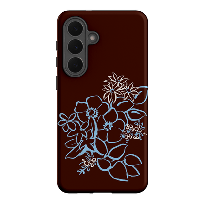 Mocha Posy Printed Phone Cases Samsung Galaxy S26 Plus / Armoured by Typoflora - The Dairy
