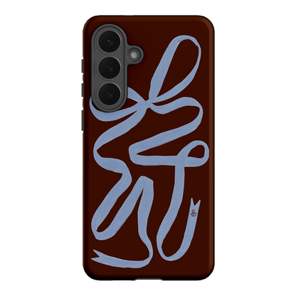 Mocha Ribbon Printed Phone Cases Samsung Galaxy S26 Plus / Armoured by Jasmine Dowling - The Dairy
