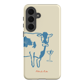 Mootini Blue Printed Phone Cases Samsung Galaxy S26 Plus / Armoured by Phthalo Ruth - The Dairy