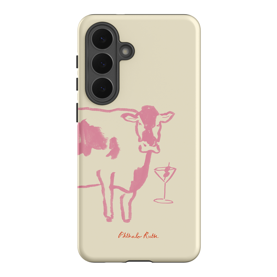 Mootini Pink Printed Phone Cases Samsung Galaxy S26 Plus / Armoured by Phthalo Ruth - The Dairy